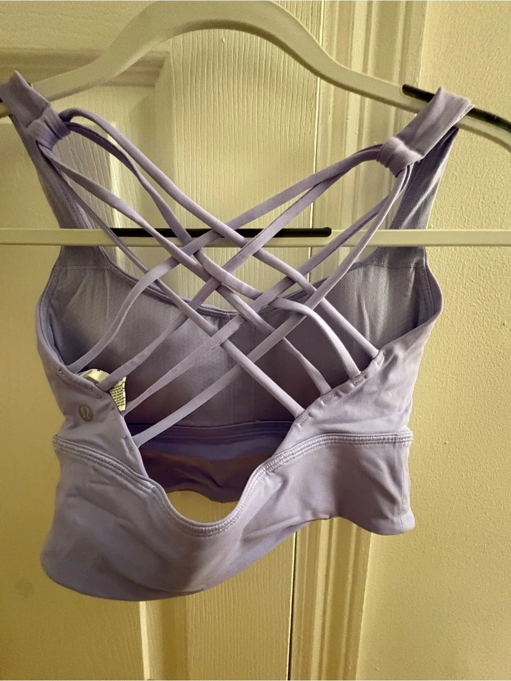 Lululemon Lilac Strappy Sports Bra